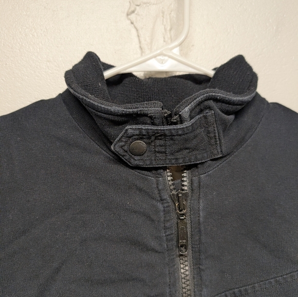 Volcom Women's Black Sherpa Lined Bomber Jacket Size Medium or 6 - Picture 3 of 11